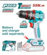 Compact Brushless Cordless Impact Drill (No Battery & Charger) TIDLI205581